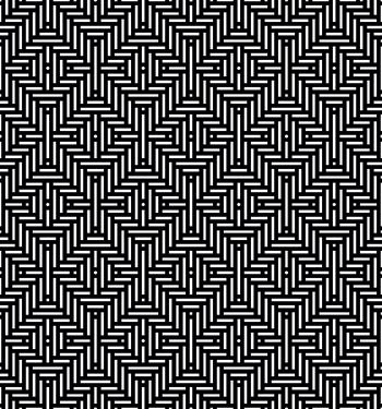 几何图形黑白传统纹样华亿平台印花华亿平台图片