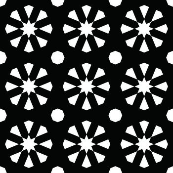 黑白四方连续几何图形传统纹样华亿平台印花华亿平台图片