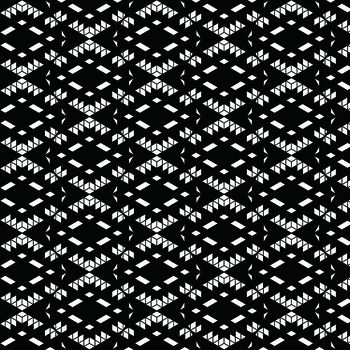 黑白四方连续几何图形传统纹样华亿平台印花华亿平台图片