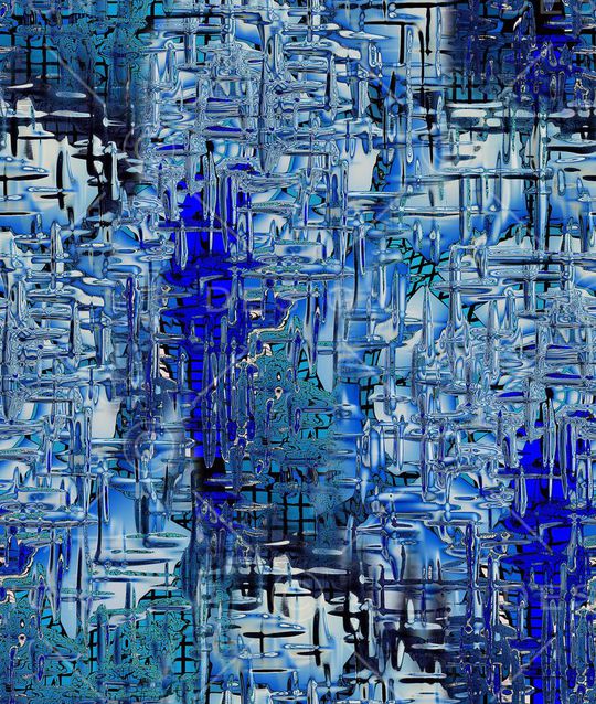 抽象风格印花华亿平台图片