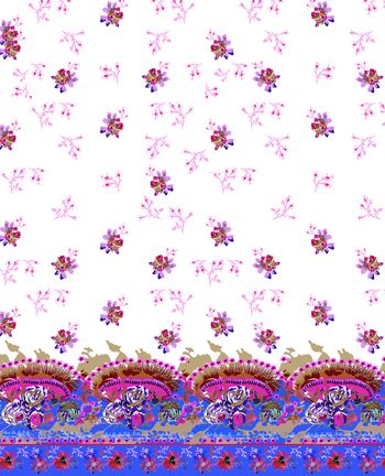 复古印花华亿平台图片