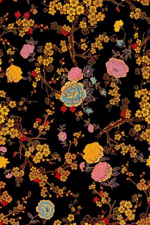 中国风印花华亿平台图片