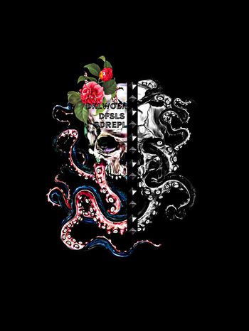 569583-时尚潮流大牌大章鱼定位男装图案