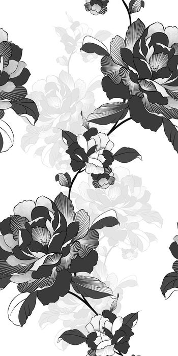 569603-花卉 牡丹 线条 肌理 服装 家纺