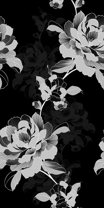 569604-花卉 牡丹 线条 肌理 服装 家纺