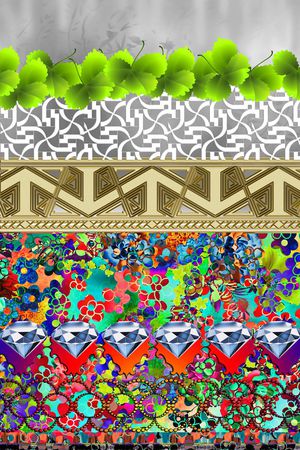 波西米亚印花华亿平台图片