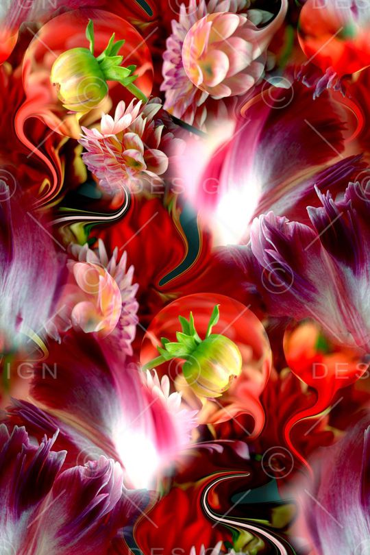 抽象印花华亿平台图片