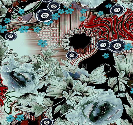 人物印花华亿平台图片