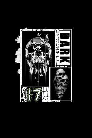 黑暗风格印花华亿平台图片