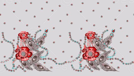 人物印花华亿平台图片