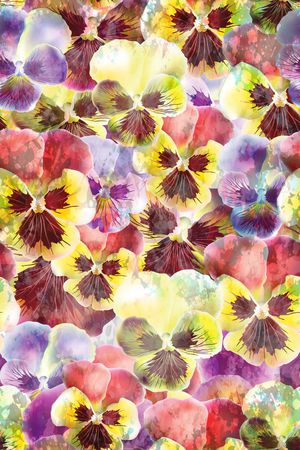 抽象印花华亿平台图片