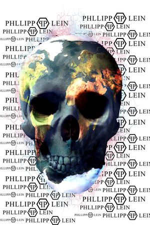 骷髅地球印花华亿平台图片