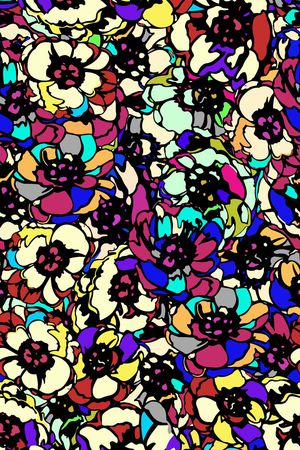 抽象印花华亿平台图片