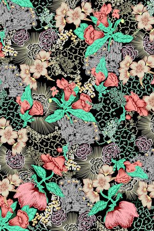 抽象印花华亿平台图片