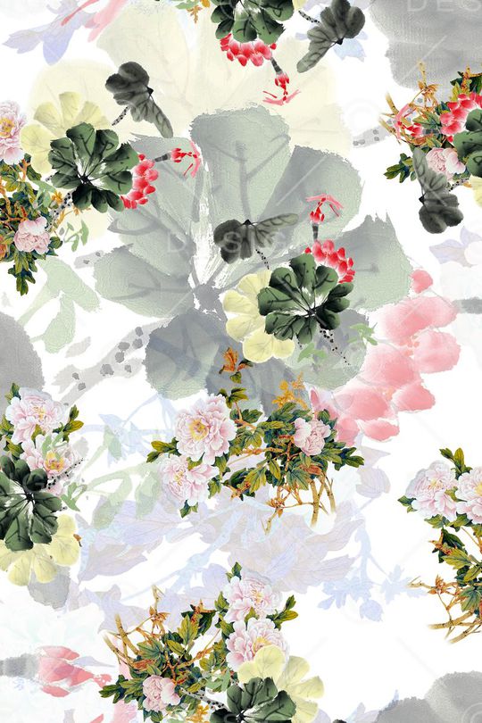 中国风印花华亿平台图片