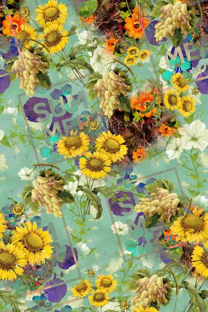 创意服装面料印花华亿平台图片