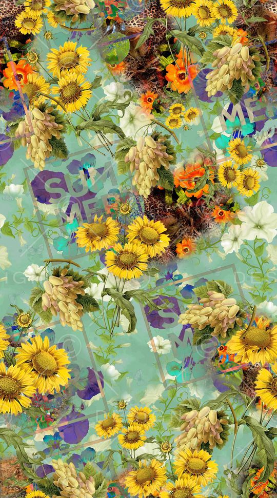 创意服装面料印花华亿平台图片