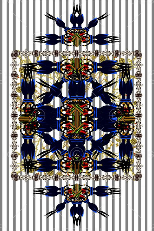 民族风印花华亿平台图片