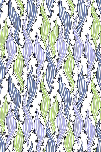 570000-原创条纹树叶露水