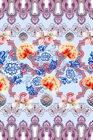 民族风印花华亿平台图片