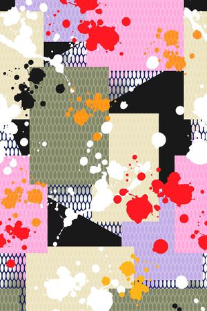 几何印花华亿平台图片