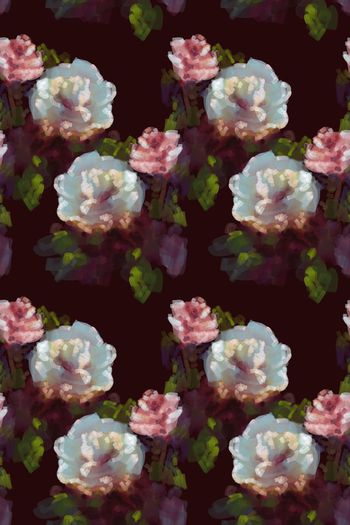 570132-cp原创手绘油画花卉