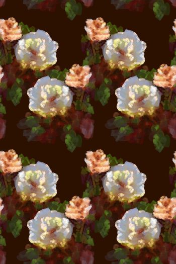 570136-cp原创手绘油画花卉