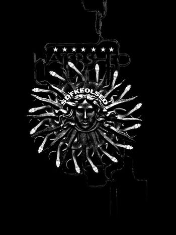 570186-时尚潮流大牌太阳神蛇定位男装图案 