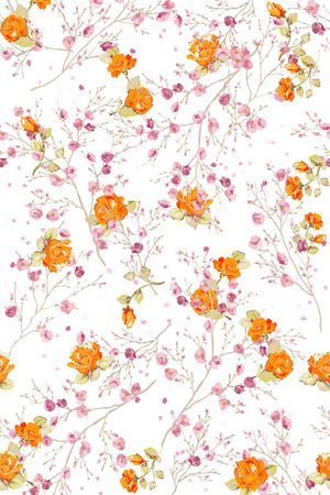 小碎花印花华亿平台图片