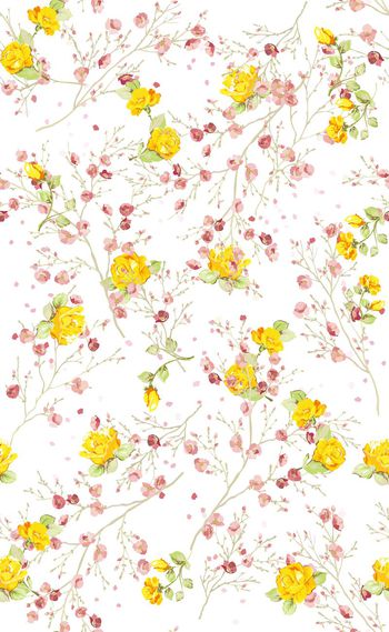 570205-欧美流行时尚小碎花花卉