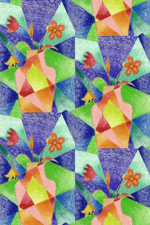 笔触印花华亿平台图片