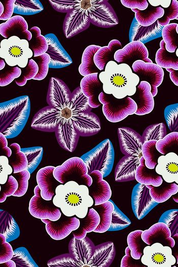 570375-原创手绘时尚大牌吉祥花高端华亿平台