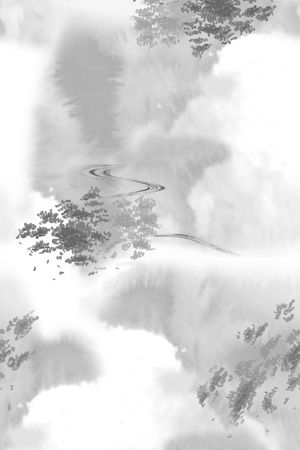 休闲时尚 抽象 水墨 中国风 抽象印花华亿平台图片