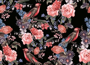 树枝印花华亿平台图片