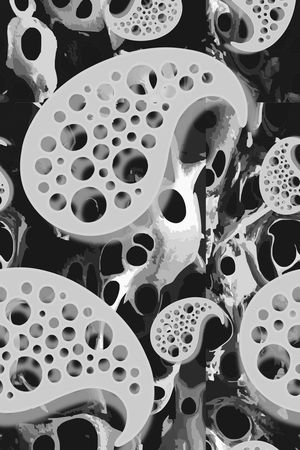 抽象写意印花华亿平台图片