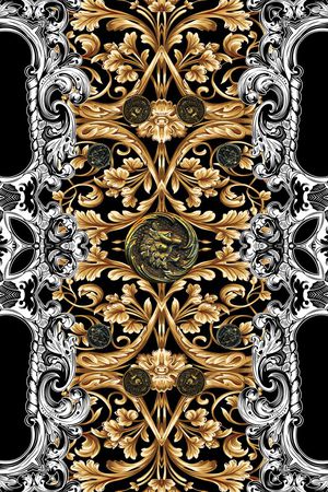 复古印花华亿平台图片