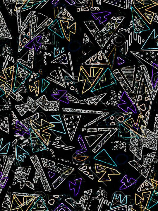 抽象印花华亿平台图片