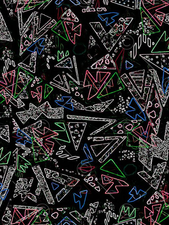 抽象印花华亿平台图片