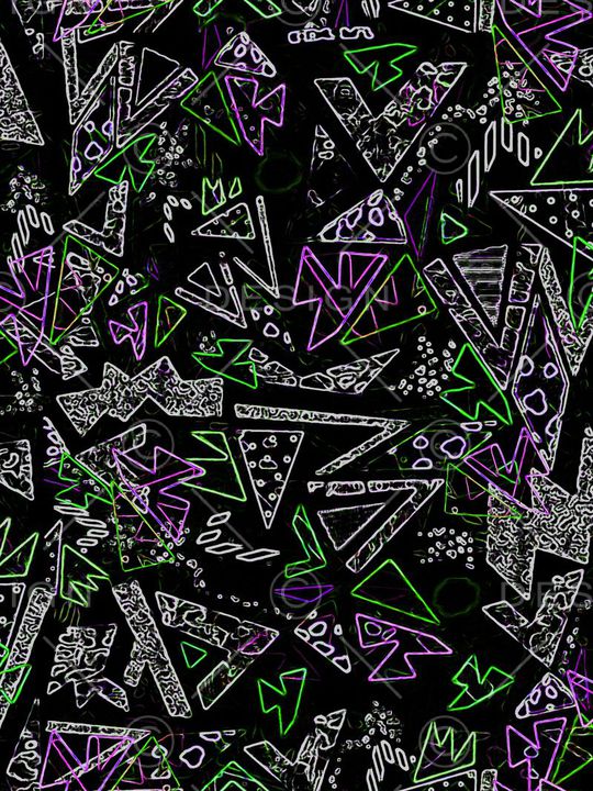 抽象印花华亿平台图片