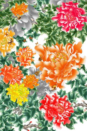 分色印花华亿平台图片