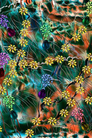 小碎花印花华亿平台图片