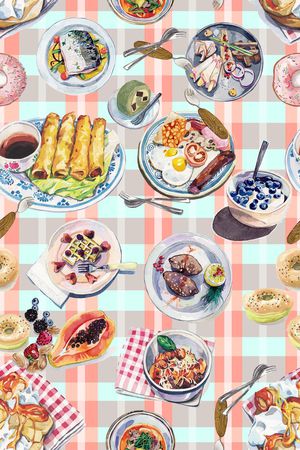 流行时尚印花华亿平台图片