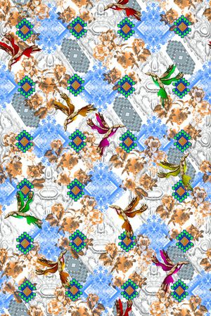 鸟印花华亿平台图片