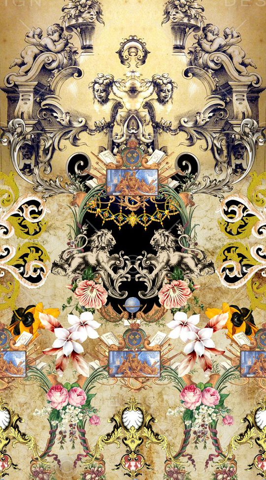 欧式印花华亿平台图片