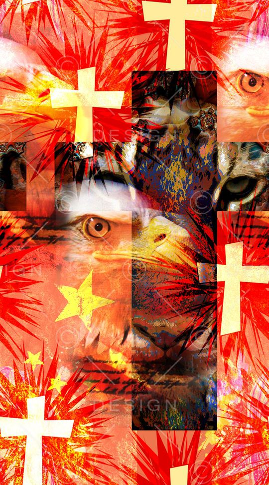 骷髅印花华亿平台图片