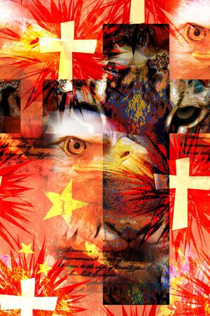 骷髅印花华亿平台图片