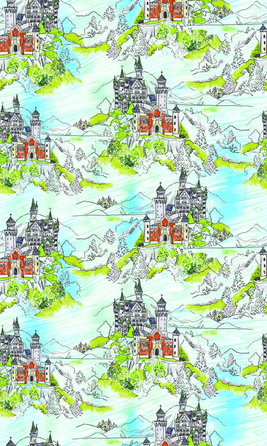 动漫城堡印花华亿平台图片