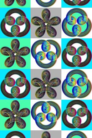 几何印花华亿平台图片