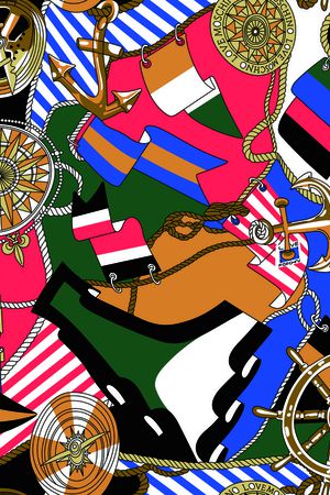 几何印花华亿平台图片