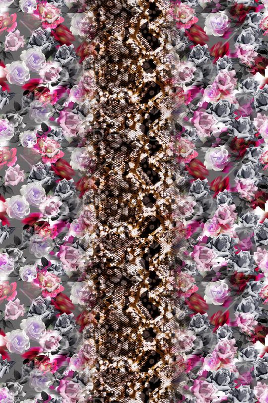 时尚大牌欧美风格印花华亿平台图片